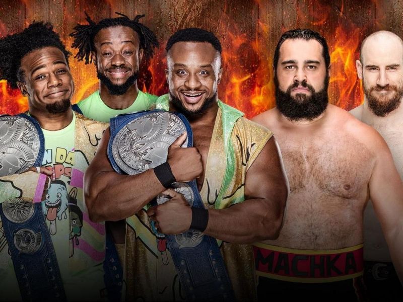 The New Day faced Rusev Day at HIAC 2018