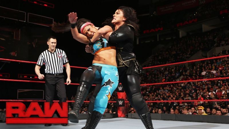 Nia put Bayley out of her championship match at SummerSlam 2017