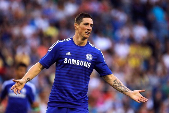 Fernando Torres scored 20 goals in 110 appearances for Chelsea