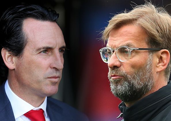 Emery and Klopp last met during the final of the Europa League in 2016