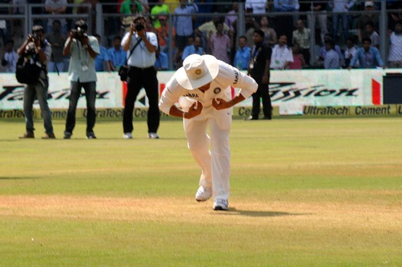 Tendulkar during his last Test match in Mumbai