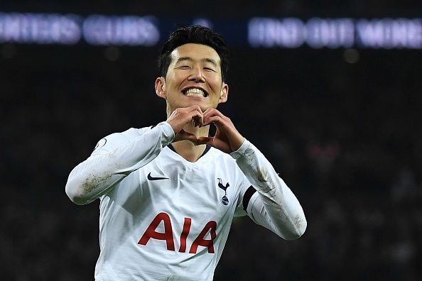 Son Heung-Min rounded off Tottenham's scoring with a third goal on Saturday evening.