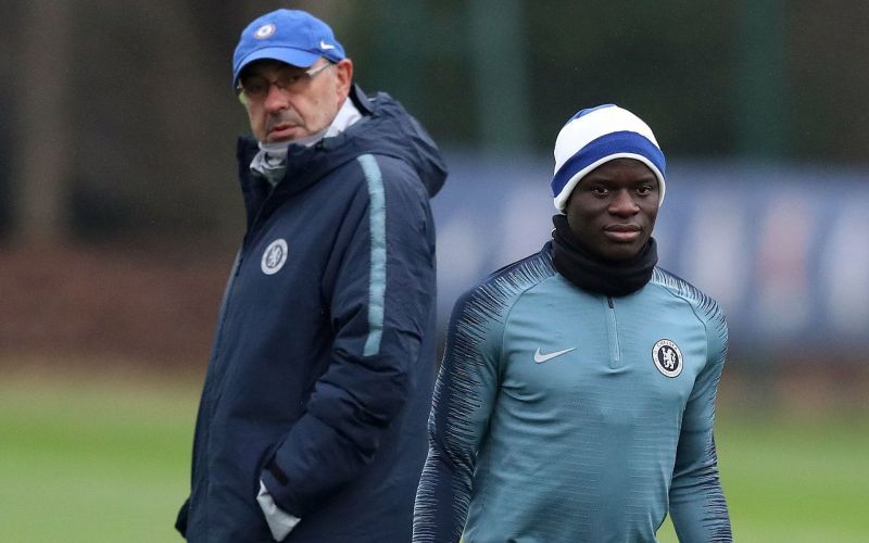 Maurizio Sarri prefers Jorginho in defensive midfield over Kante