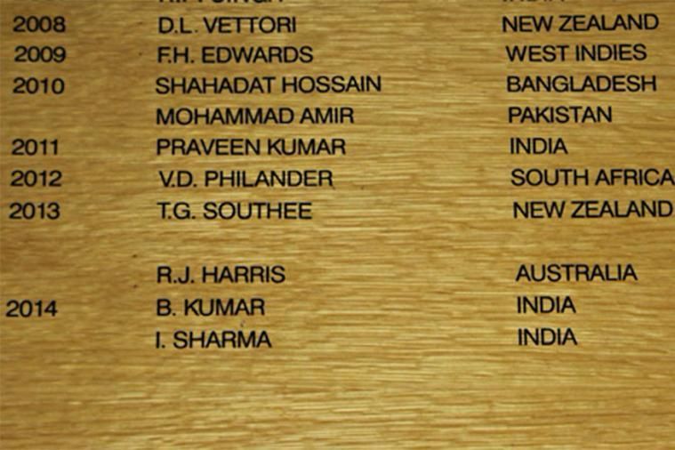 Quite a few Indians have their names on the elite board, but not Sachin