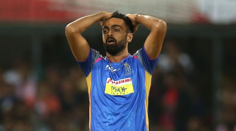 Jaydev Unadkat failed to get going in IPL 2018