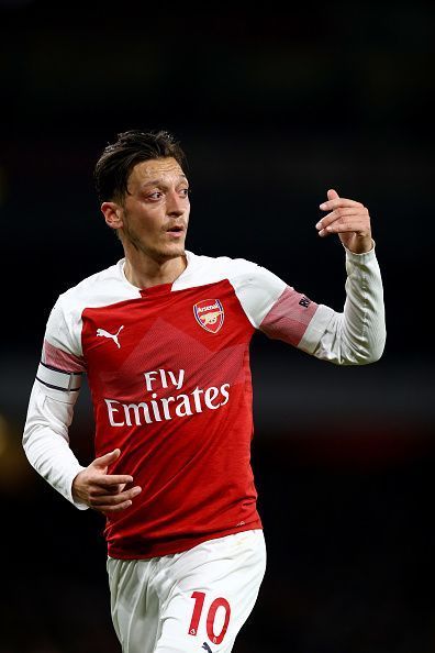 Mesut Ozil will captain the side.