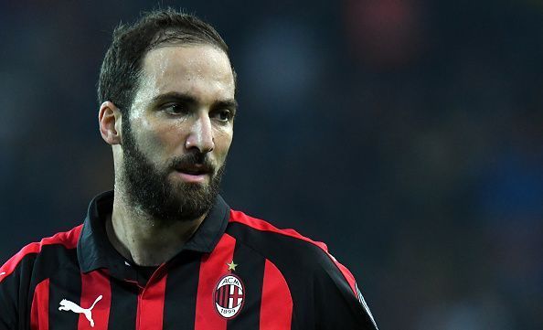 Gonzalo Higuain will be a big miss for the AC Milan side