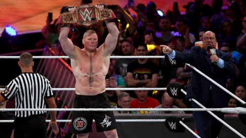 Brock Lesnar decimated Strowman at WWE Crown Jewel