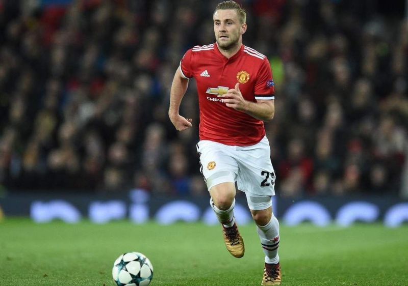 Shaw has been working hard down the left flank.