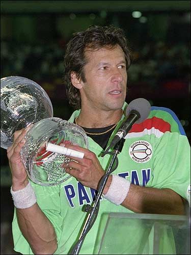 Imran Khan led the Men in Green to their first World Cup victory