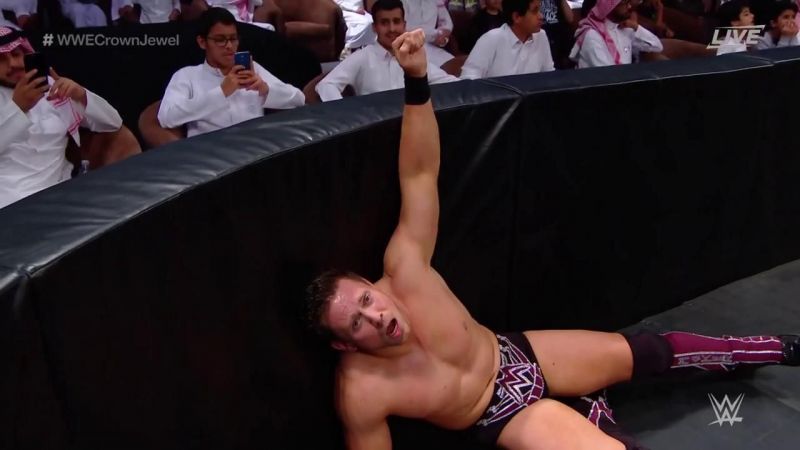 The Miz took a big fall during his Semi Final match