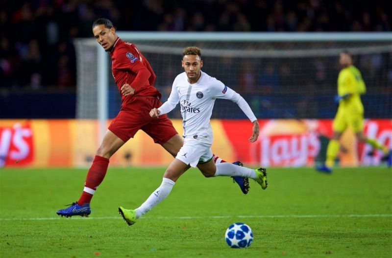 van Dijk struggled to impress during an eventful away clash in Paris