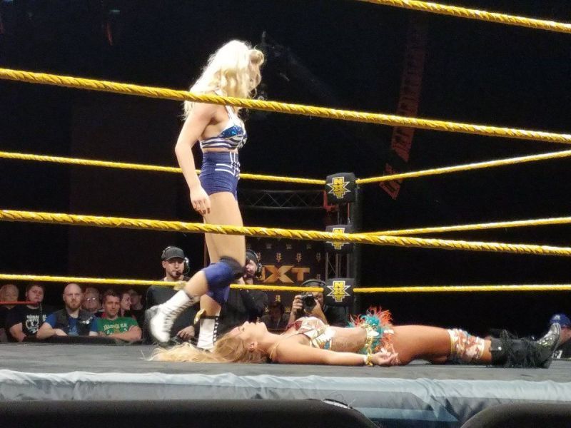 Lacey Evans was victorious this week on NXT