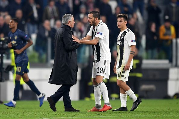 Bonucci and Dybala did not take kindly to Mourinho's taunts at full-time