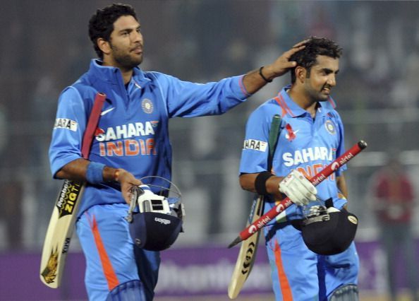 Yuvraj and Gambhir