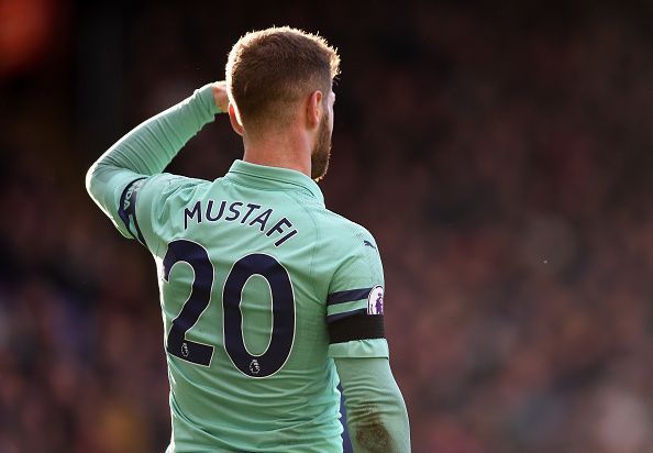 Mustafi will be hoping to avoid making mistakes against Liverpool
