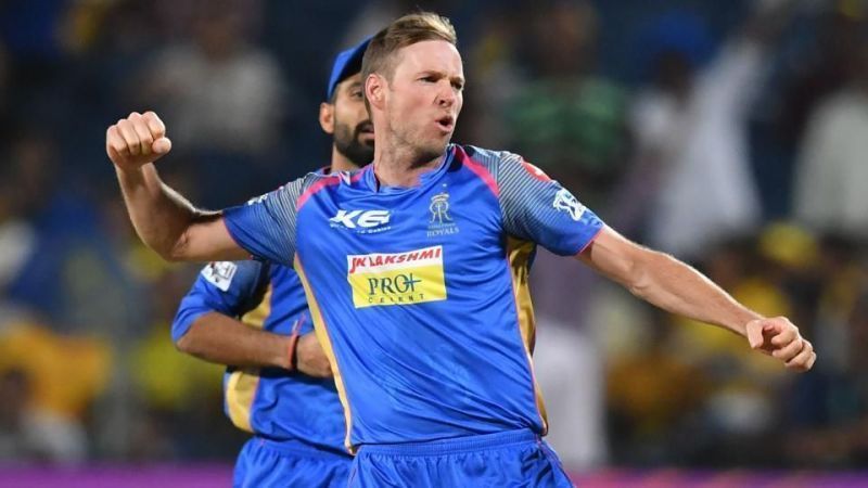 Ben Laughlin played for Rajasthan Royals in IPL 2018.