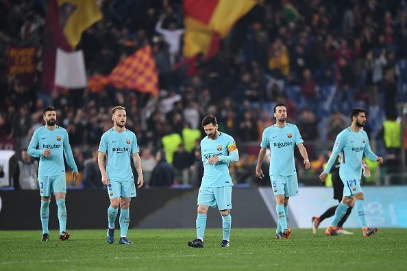 Barcelona's UCL hopes were destroyed by Roma