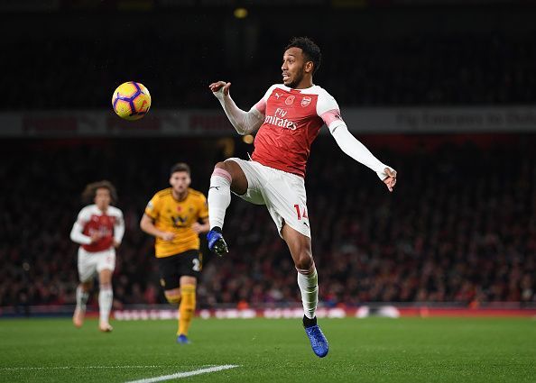 Aubameyang has been banging in some quality goals this season, but when it comes to easy tap-ins or not so difficult goals, he is found wanting