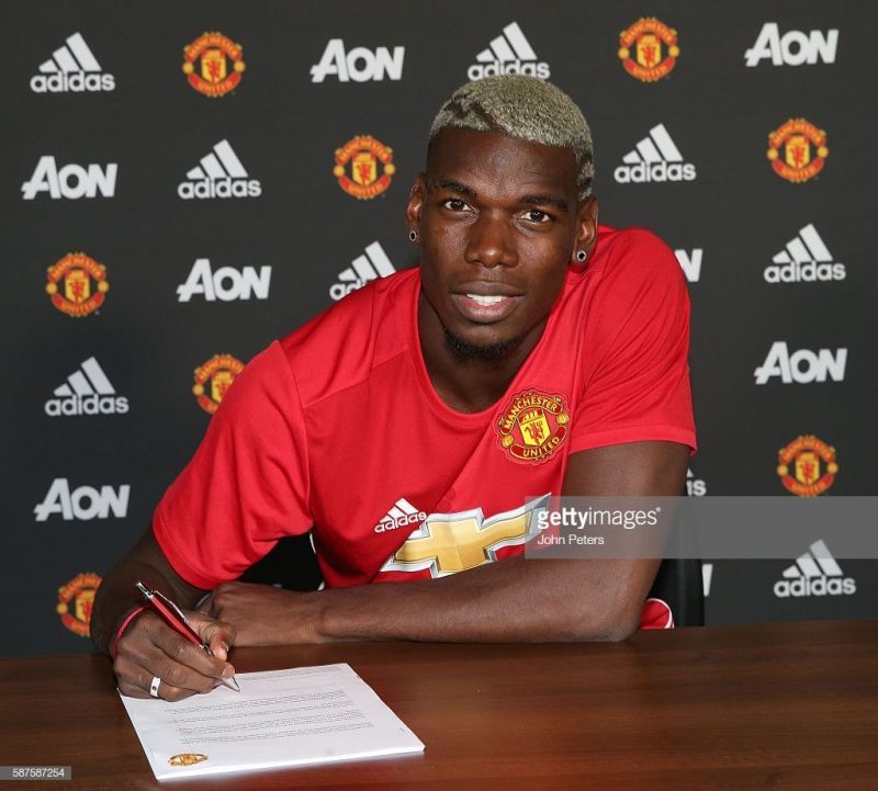 Manchester United unveil the signing of Paul Pogba (Picture Courtesy: Getty)