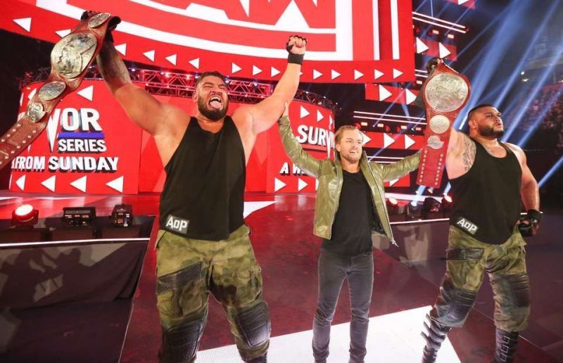 Authors of Pain win the Tag Team Titles on RAW