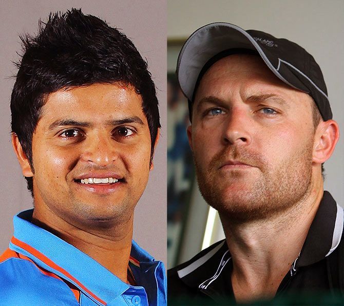 Suresh Raina and Brendon McCullum were the first players to score a T20I hundred for India and New Zealand respectively