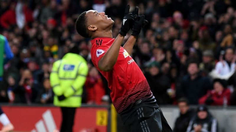 Martial is in a rich vein of form at the moment.