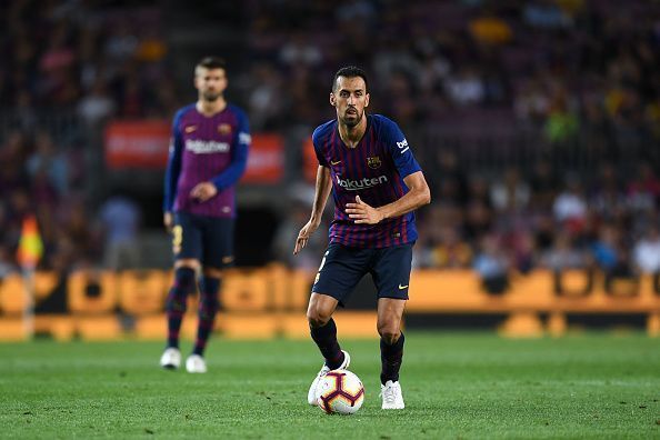 Sergio Busquets is seventh on our list