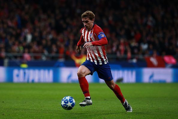 Antonie Griezmann during a Champions League game