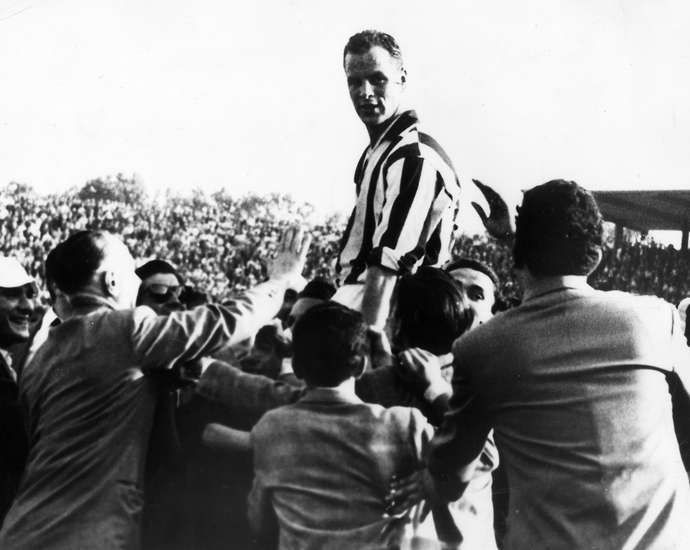 Legendary Wales striker John Charles was prolific at Juventus