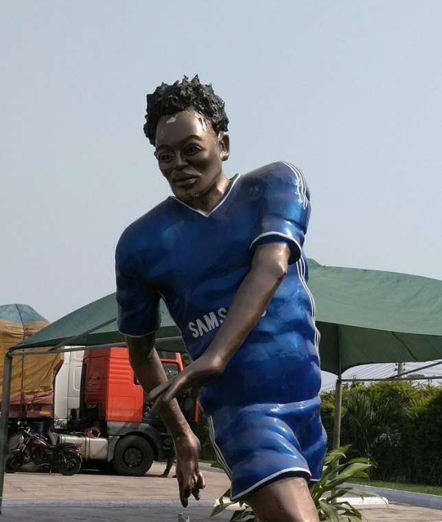 Michael Essien immortalised in Kumasi, Ghana