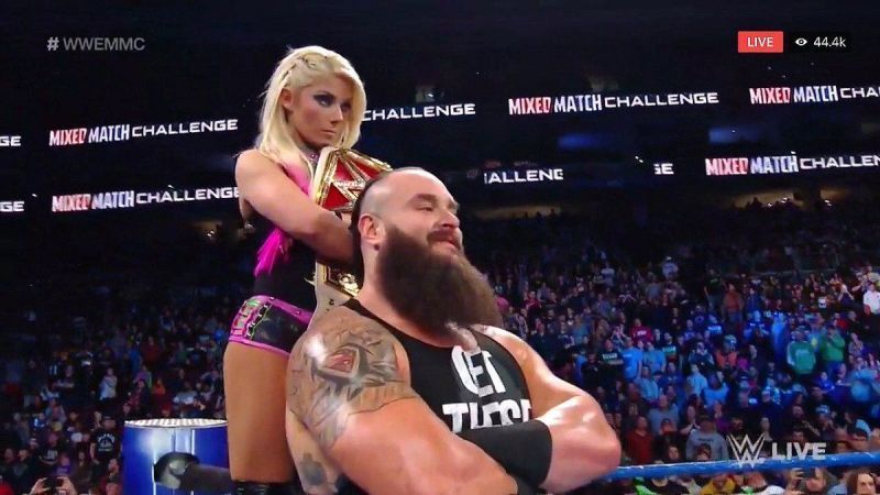 Alexa Bliss and Braun Strowman were the best thing on season 1 of Mixed Match Challenge