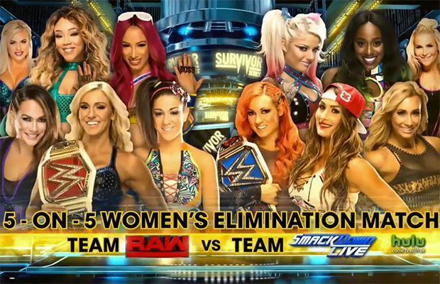 And if my guess is right then, it&#039;ll be the blue brand&#039;s team who&#039;ll win the five-on-five women&#039;s elimination tag-team match.