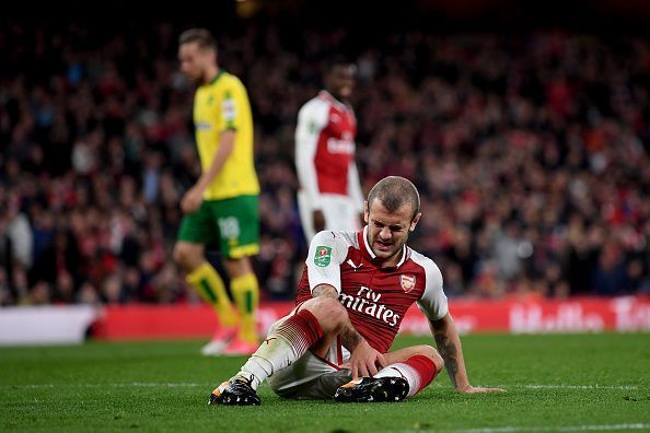 Wilshere has been an injury-prone player for the last seven seasons