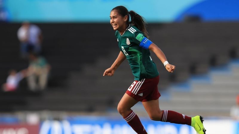 Nicole Perez of Mexico scored a brace to take Mexico into the semi-finals of the U-17 World Cup (Image Courtesy: FIFA)