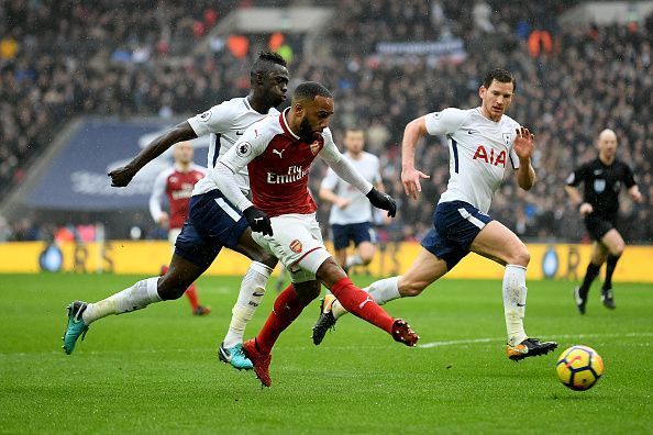 Alexandre Lacazette missed a glorious opportunity late in the game level at White Hart Lane last season