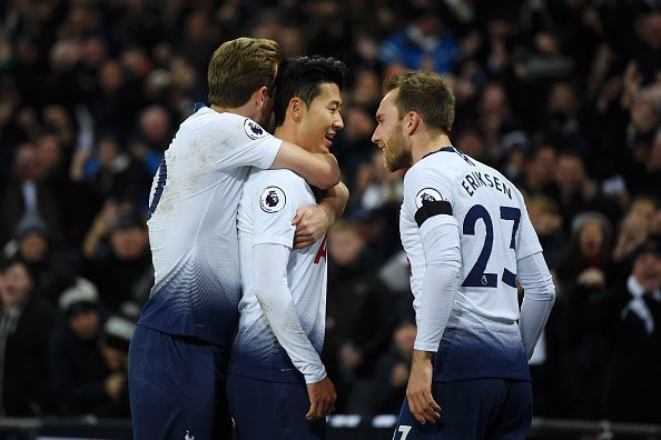Tottenham leapfrogged their London rivals Chelsea into third after a comfortable 3-1 wingue