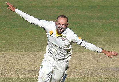 Lyon picked up Sangakkara in his first ball at the International Level