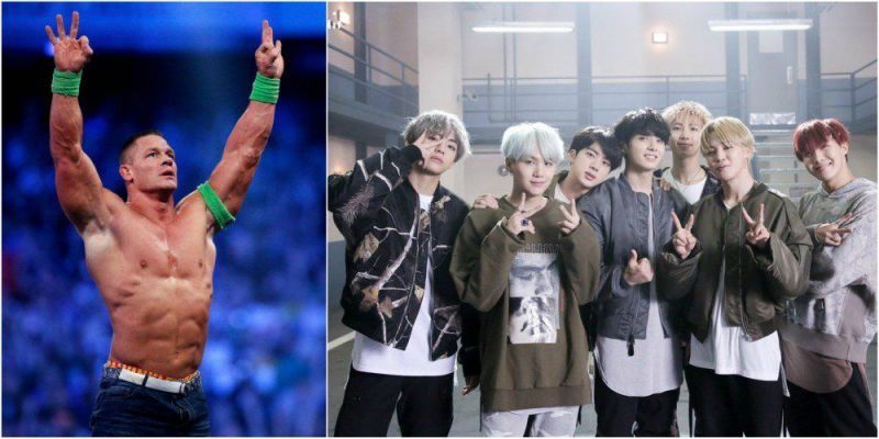 Cena is a huge fan of BTS.