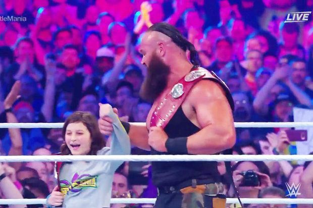 Nicholas was revealed as Braun Strowman&#039;s surprise mystery partner