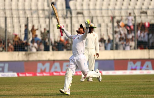 Mushfiqur Rahim became the only Bangladesh batsman to score a double-ton in Test twice