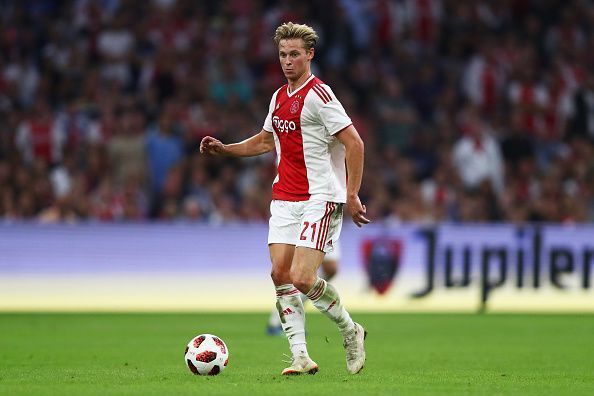 Outrageously good on the ball, de Jong is the textbook Guardiola midfielder