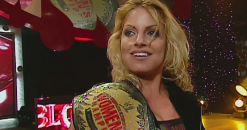 Trish Stratus is currently tied with Charlotte Flair for the most number of women&#039;s title reigns