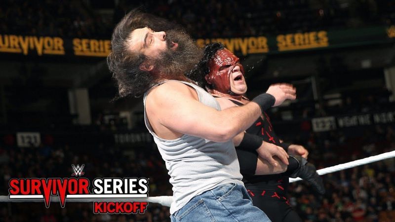 Kane battled Luke Harper at the Survivor Series 2016 kick-off show