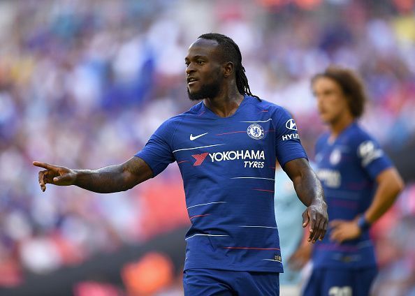 Victor Moses is struggling at Chelsea at the moment.