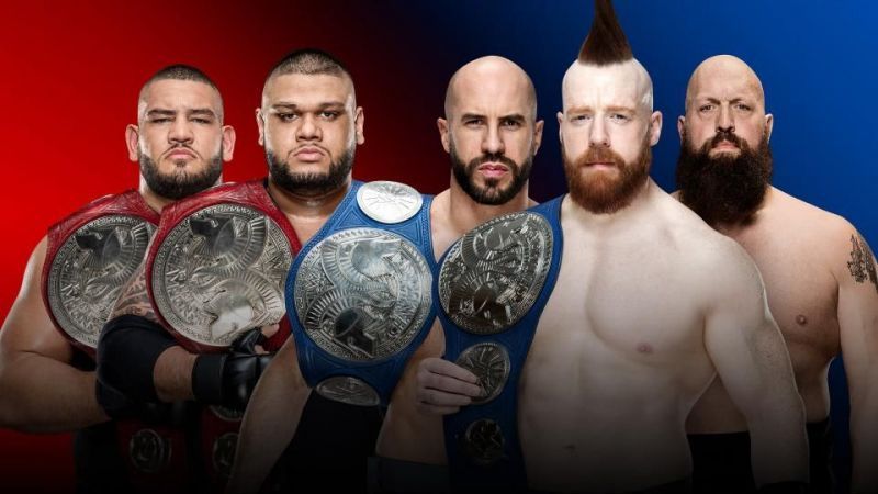 RAW Tag Team Champions: The Authors of Pain vs SmackDown Tag Team Champions: Sheamus & Cesaro (w/Big Show)