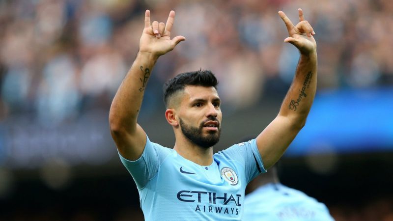 Aguero scored his 150th Premier League goal over the weekend