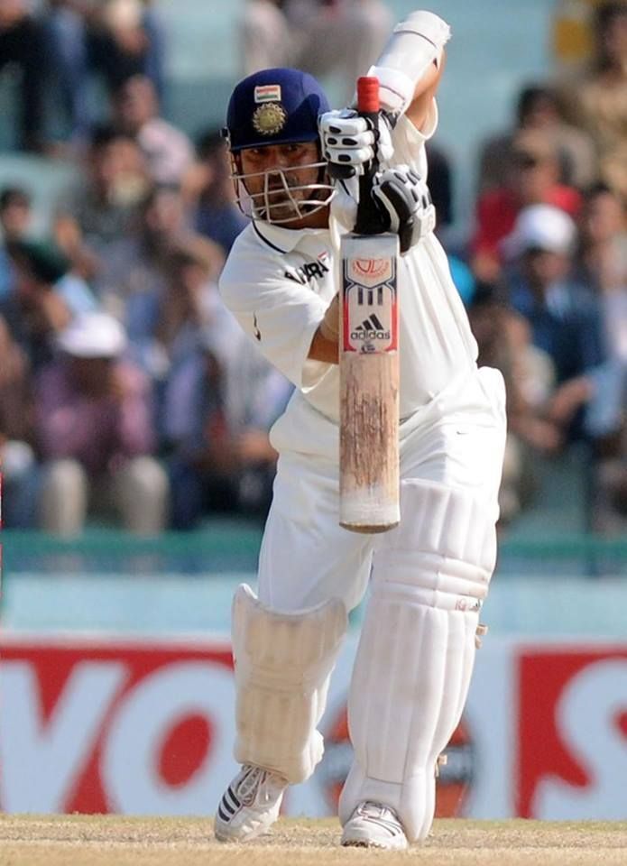 Sachin Tendulkar and his iconic Straight Drive