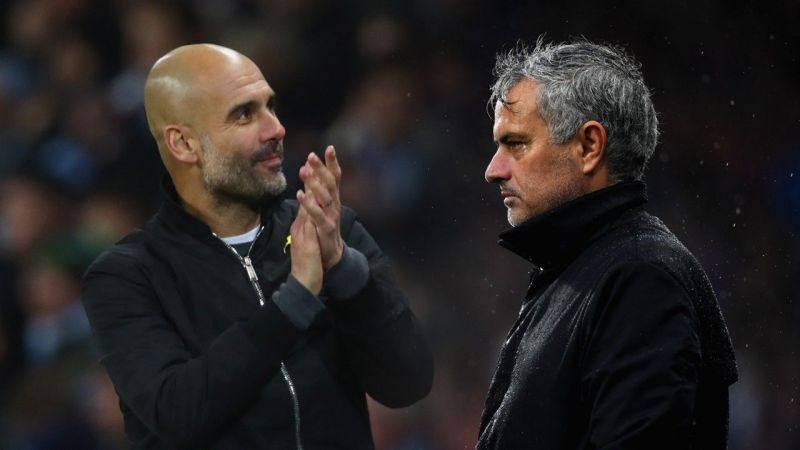 Pep Guardiola&#039;s Manchester City host Jose Mourinho&#039;s Manchester United on Sunday