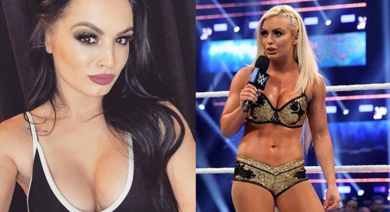 Paige (left) and Mandy Rose (right) started off their relationship with several disagreements